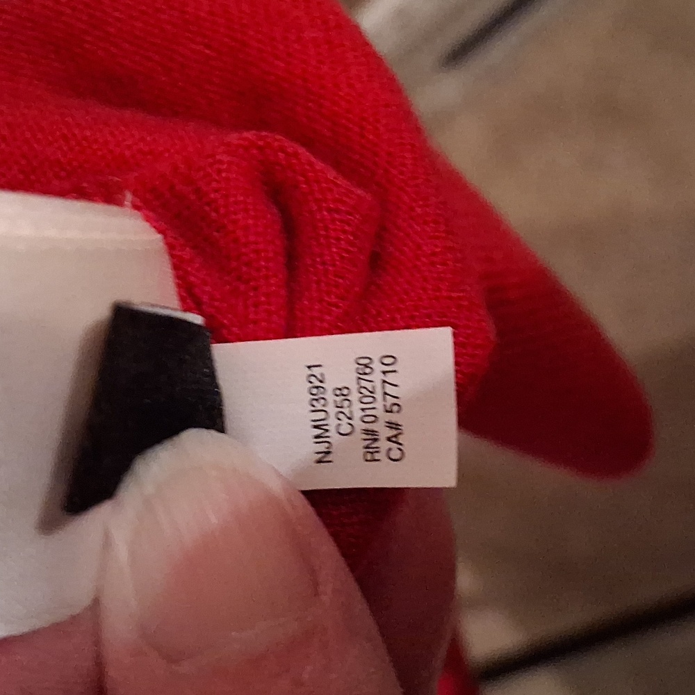 Kate Spade Red Pink Sweater With Bow. Size Medium - Picture 7 of 7